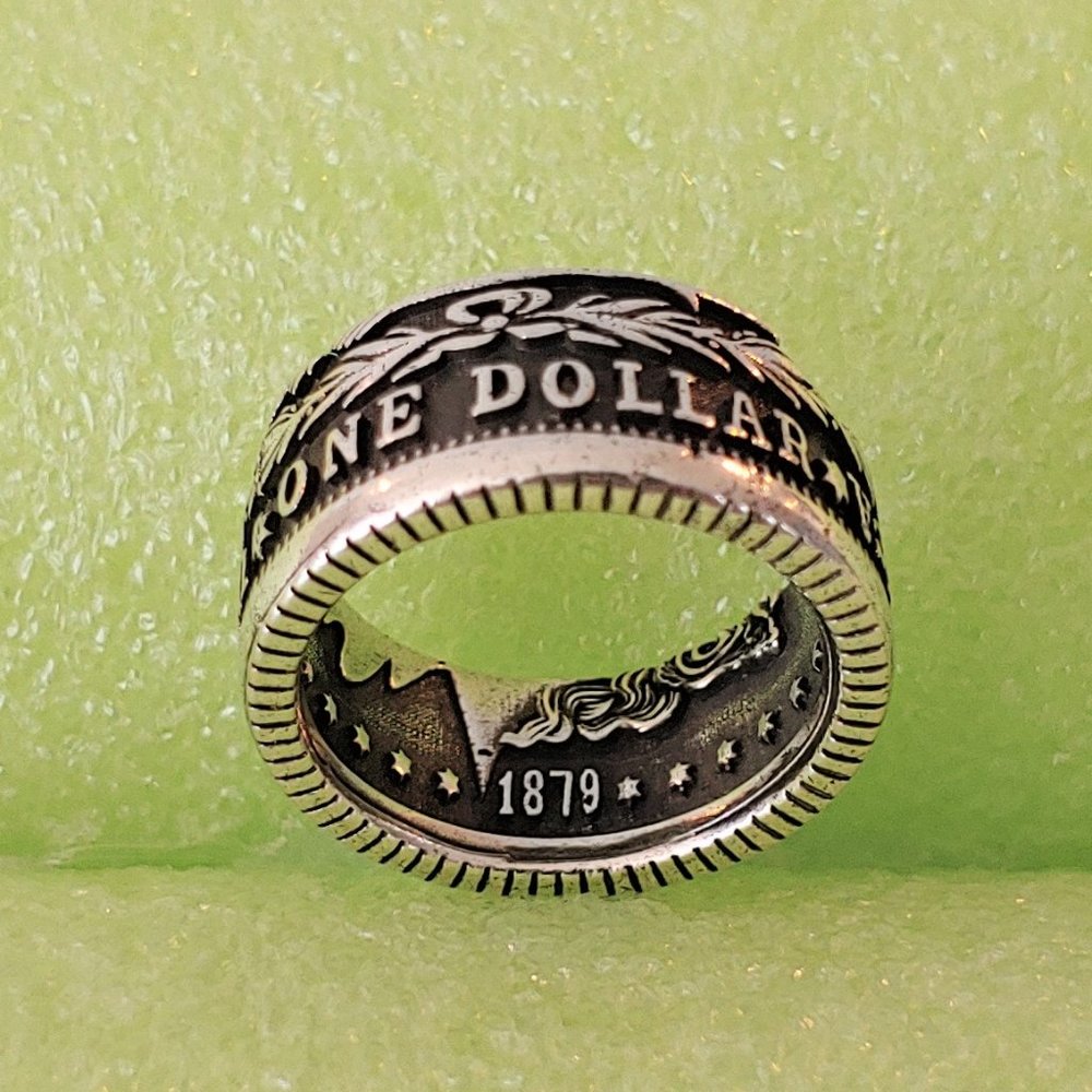 1879 In God We Trust Handmade Coin Ring